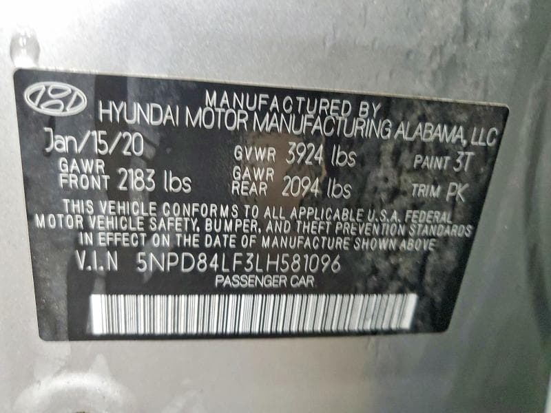 2020 HYUNDAI ELANTRA SEL 13