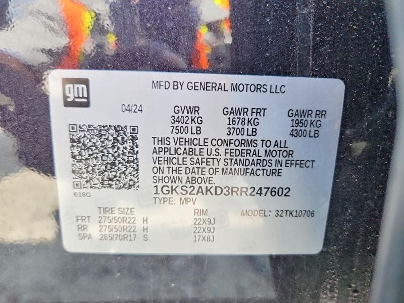 2024 GMC YUKON SLE 13