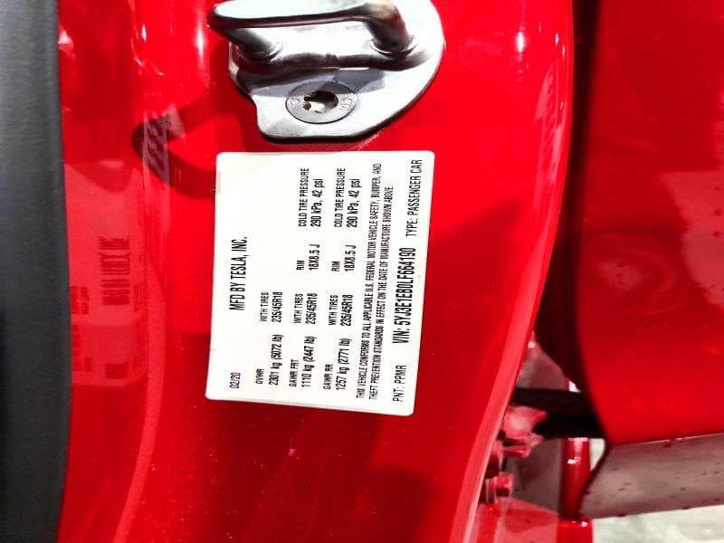 2020 TESLA MODEL 3 13