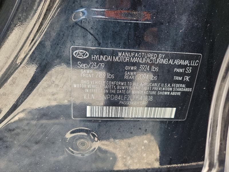 2020 HYUNDAI ELANTRA SEL 12