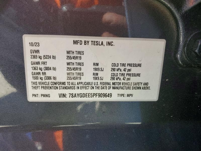 2023 TESLA MODEL Y 14