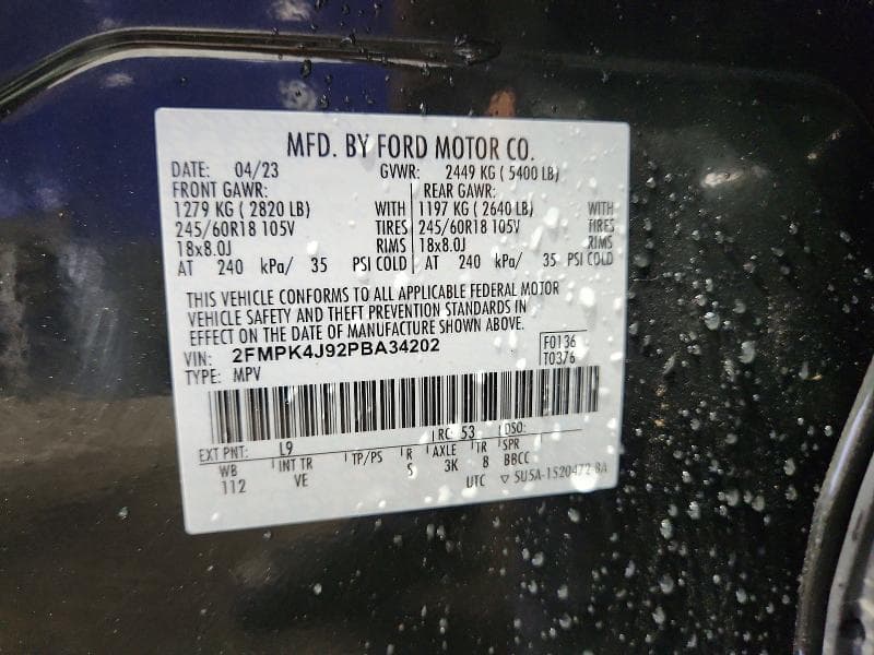 2023 FORD EDGE SEL 13