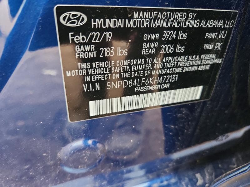 2019 HYUNDAI ELANTRA VALUE EDITION 13