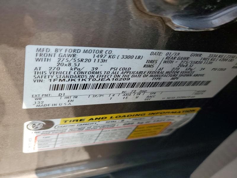 2018 FORD EXPEDITION MAX LIMITED 13