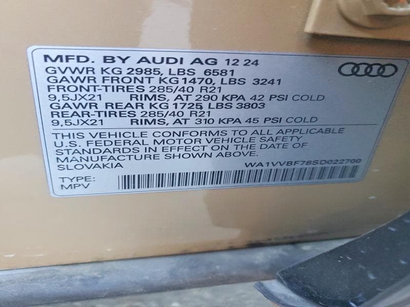 2025 AUDI Q7 PRESTIGE 13