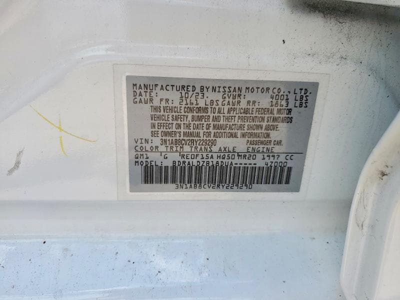 2024 NISSAN SENTRA SV SV 14