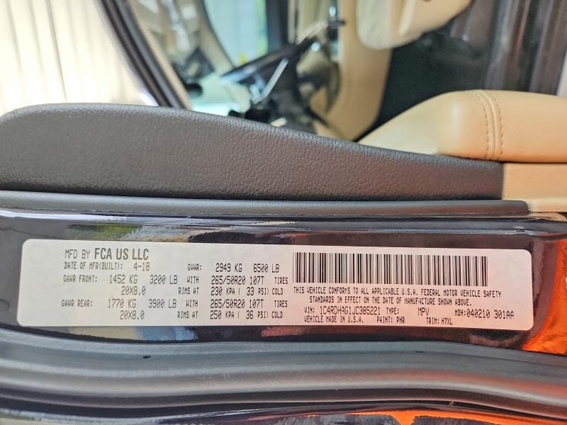 2018 DODGE DURANGO SXT 13
