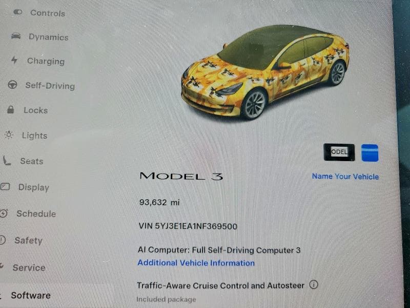 2022 TESLA MODEL 3 9