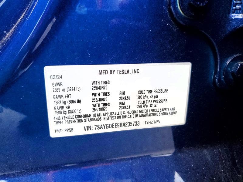 2024 TESLA MODEL Y 13