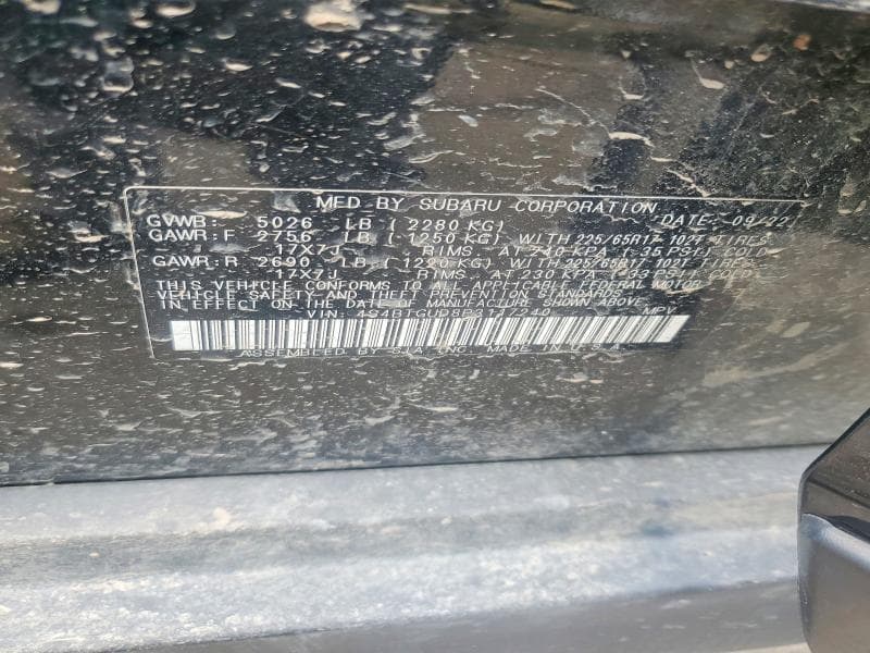 2023 SUBARU OUTBACK WILDERNESS 13