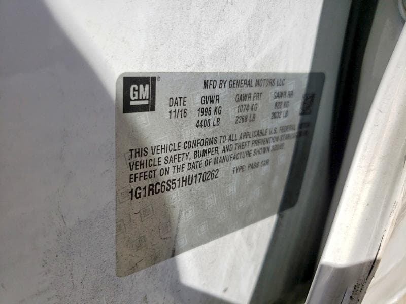 2017 CHEVROLET VOLT LT 13