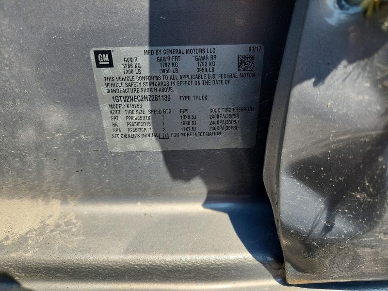 2017 GMC SIERRA K1500 SLT 19
