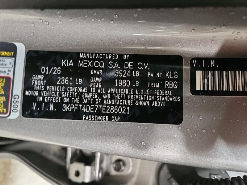 2026 KIA K4 LXS 12