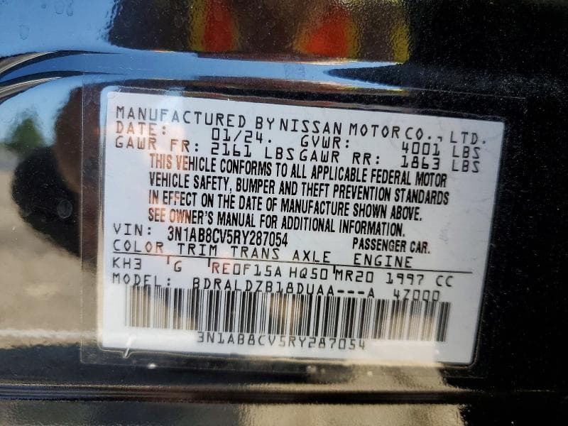 2024 NISSAN SENTRA SV 12