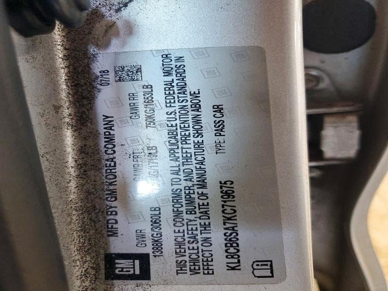 2019 CHEVROLET SPARK LS 12