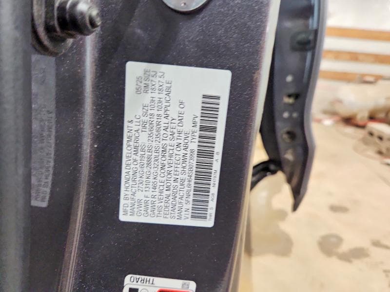 2025 HONDA ODYSSEY EXL 13
