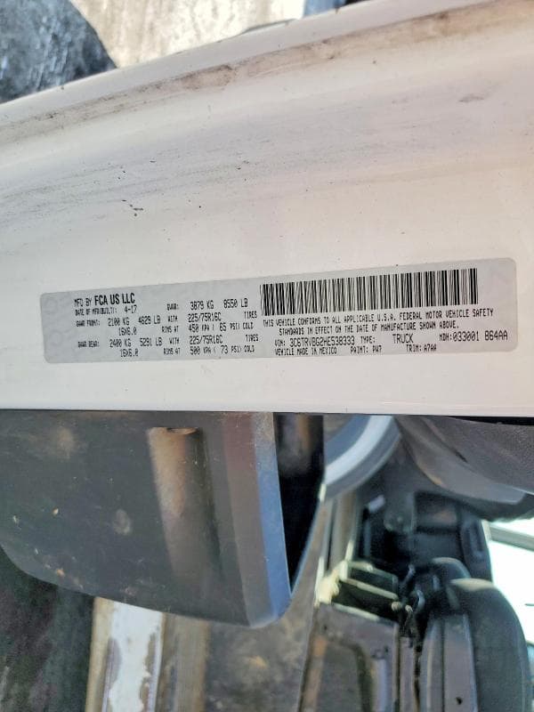 2017 RAM PROMASTER 1500 1500 HIGH 13