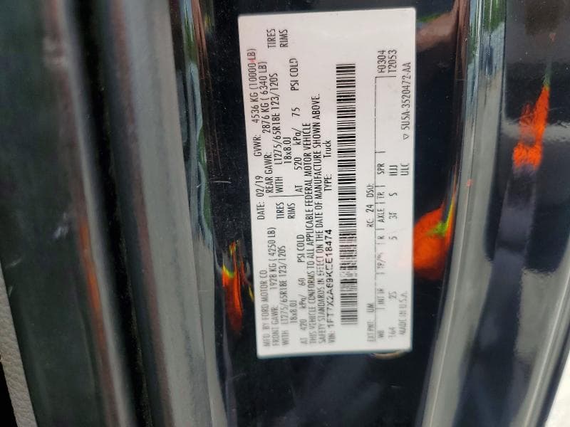 2019 FORD F250 SUPER DUTY 12