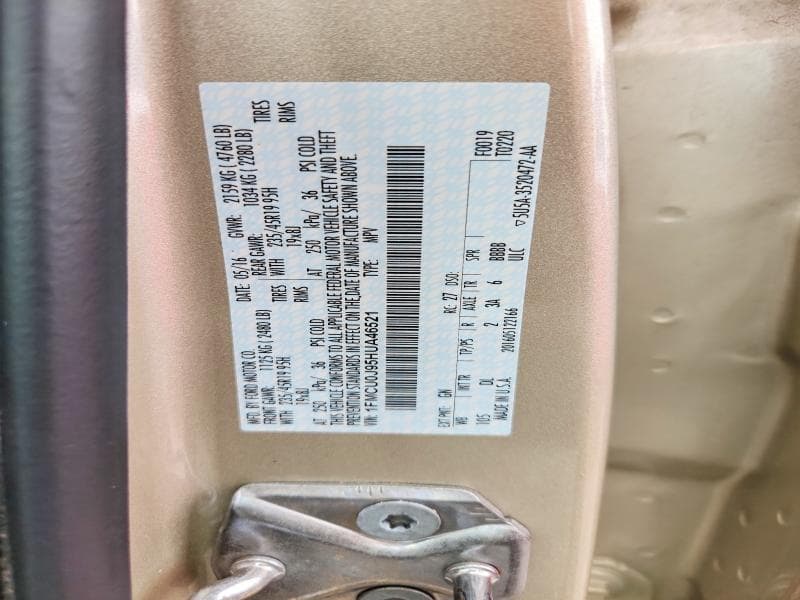 2017 FORD ESCAPE TITANIUM 13