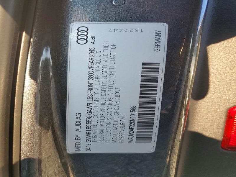 2019 AUDI A7 PRESTIGE S-LINE 12