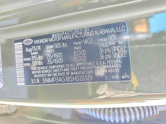2025 HYUNDAI SANTA FE HYBRID LIMITED 13