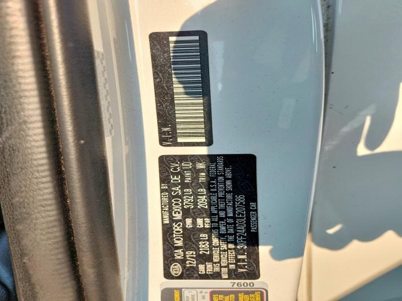 2020 KIA FORTE FE 13