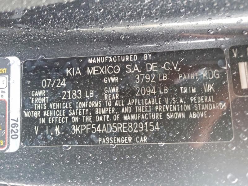 2024 KIA FORTE GT LINE 12