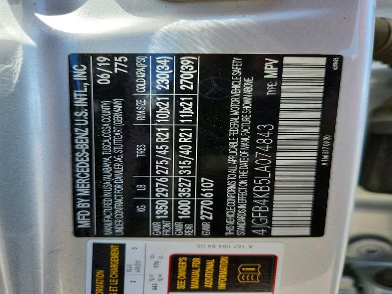 2020 MERCEDES-BENZ GLE 350 4MATIC 13