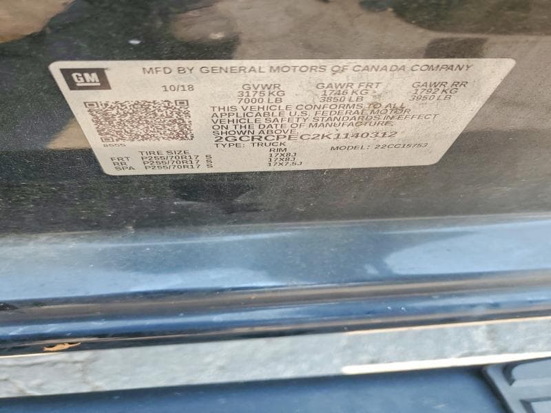 2019 CHEVROLET SILVERADO LD C1500 LT 12