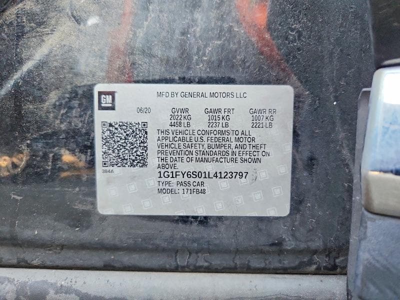 2020 CHEVROLET BOLT EV LT 12