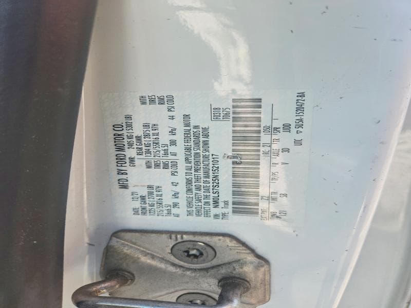 2022 FORD TRANSIT CONNECT XL 13