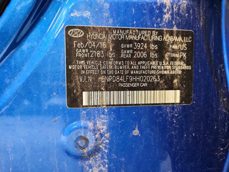 2017 HYUNDAI ELANTRA SE 12
