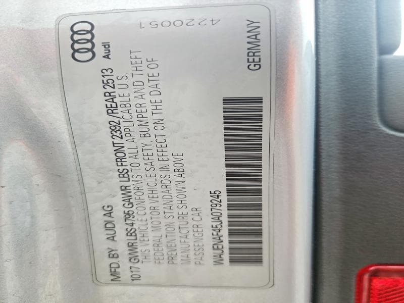 2018 AUDI A4 PREMIUM PLUS 12
