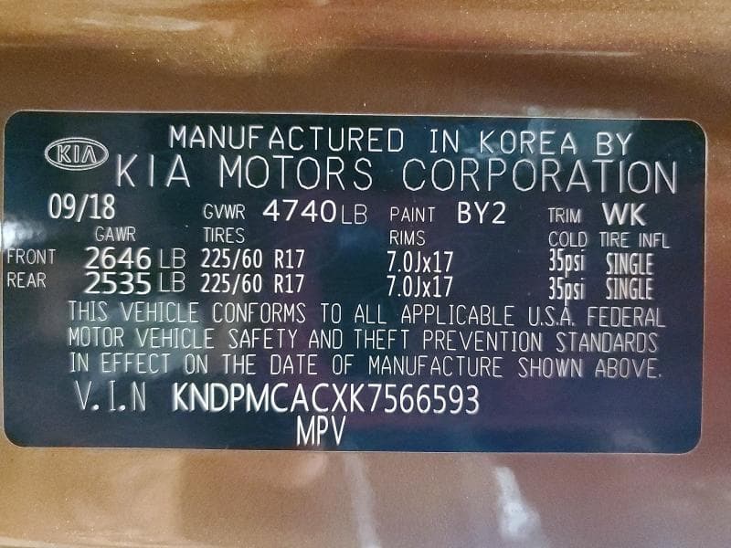 2019 KIA SPORTAGE LX 13