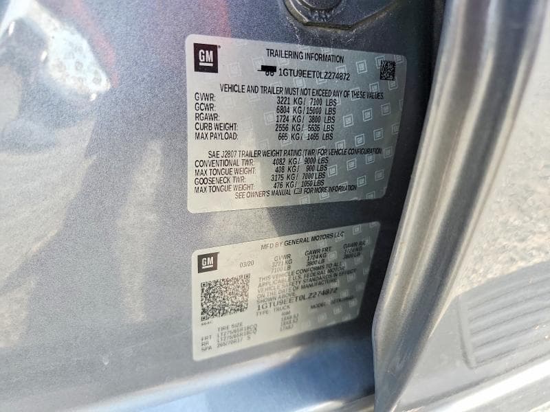 2020 GMC SIERRA K1500 AT4 13