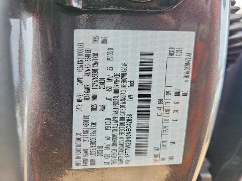 2022 FORD F250 SUPER DUTY 13