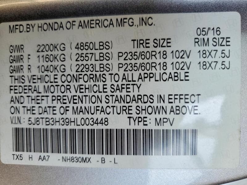 2017 ACURA RDX 13