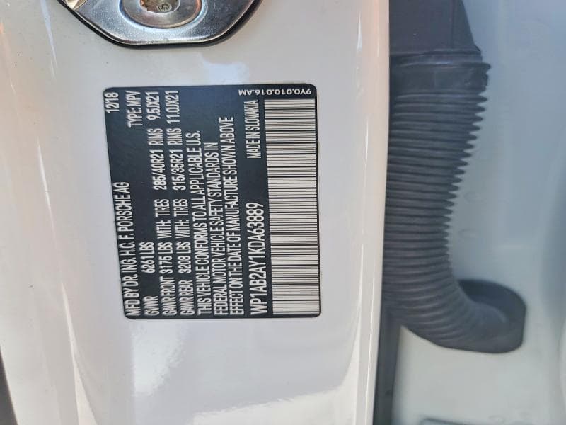 2019 PORSCHE CAYENNE S 13