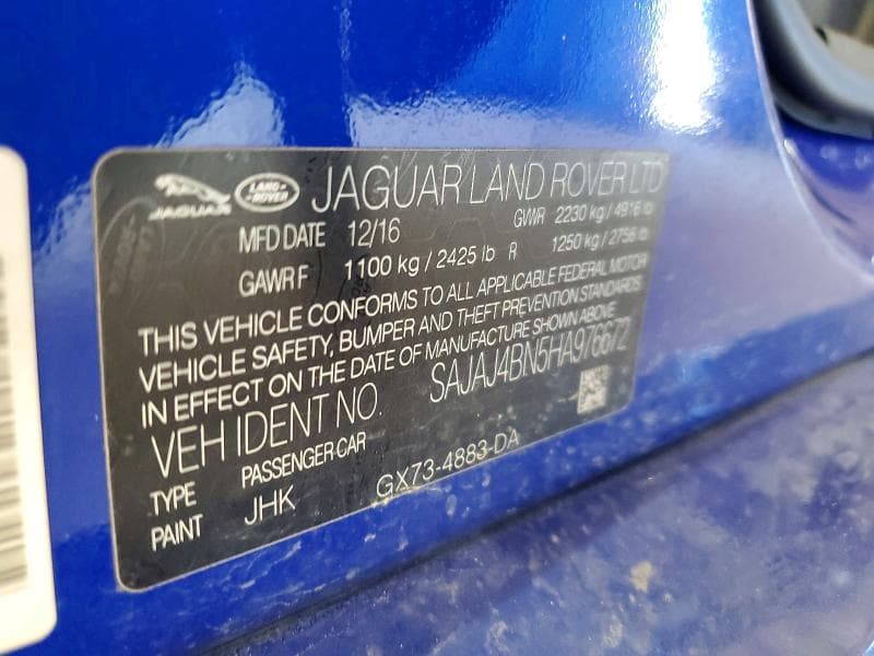 2017 JAGUAR XE PREMIUM 12