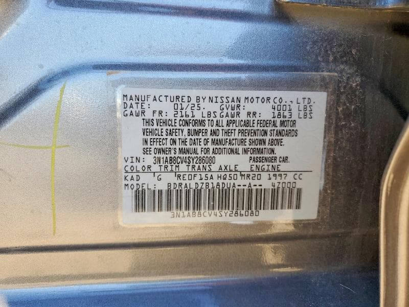 2025 NISSAN SENTRA SV 12