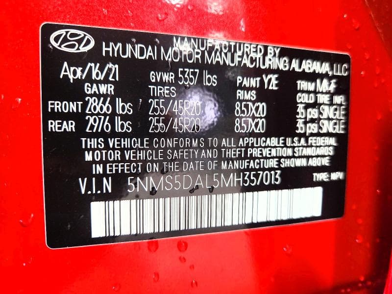2021 HYUNDAI SANTA FE CALLIGRAPHY 14