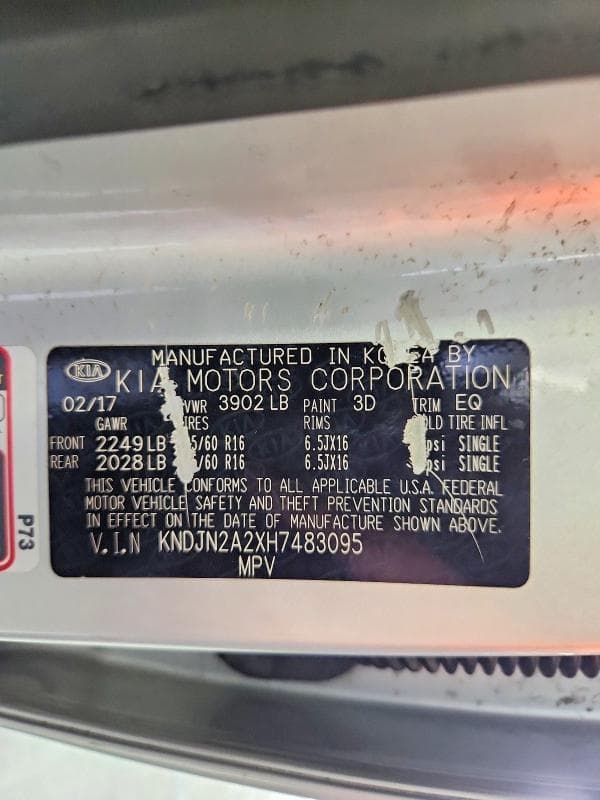2017 KIA SOUL BASE 12