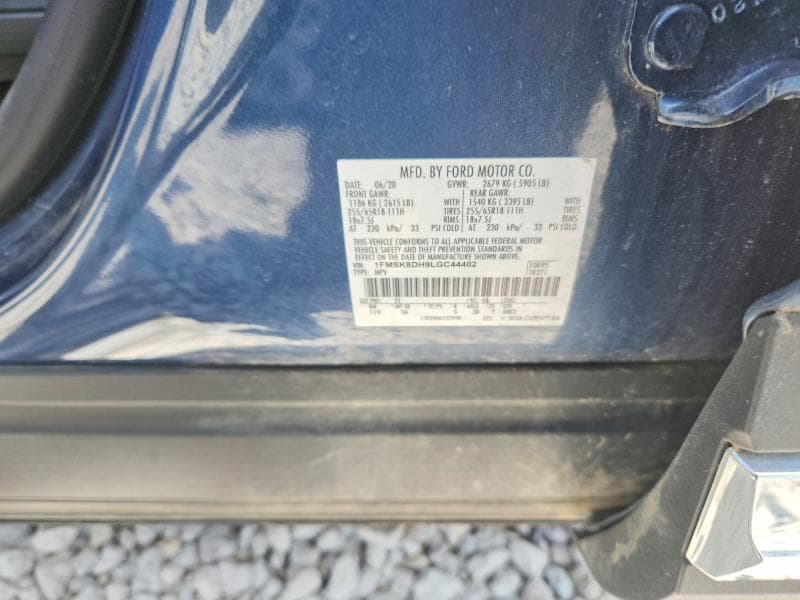 2020 FORD EXPLORER XLT 13
