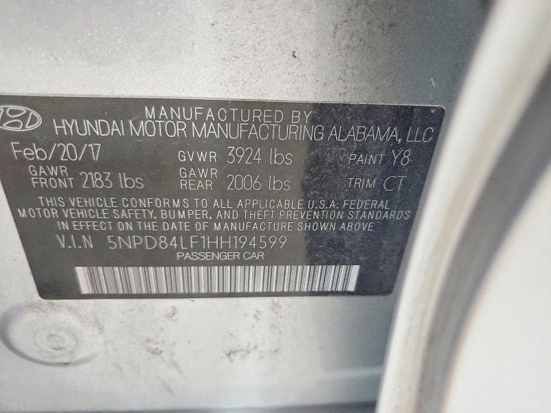 2017 HYUNDAI ELANTRA VALUE EDITION 12