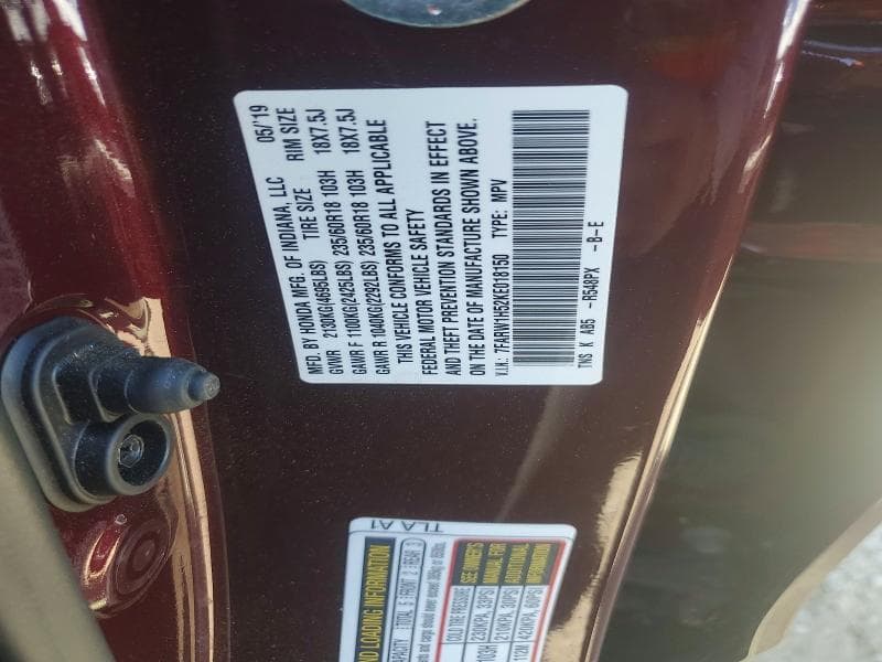 2019 HONDA CR-V EX 12