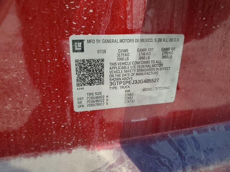 2018 GMC SIERRA C1500 DENALI 12