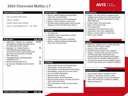 2024 CHEVROLET MALIBU LT 12