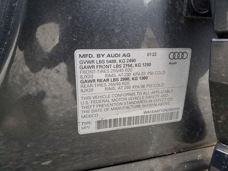 2022 AUDI Q5 PREMIUM PLUS 45 13