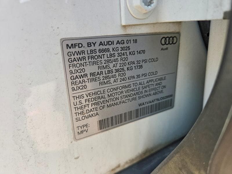 2018 AUDI Q7 PRESTIGE 13