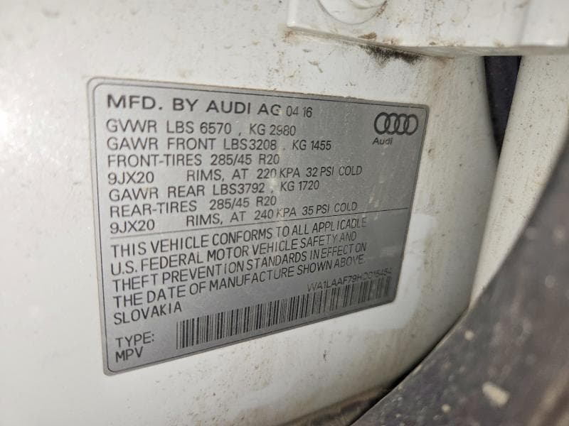 2017 AUDI Q7 PREMIUM PLUS 13